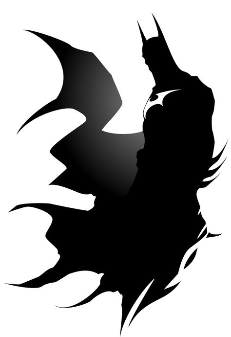 Batman Silhouette by dbeadle on DeviantArt Batman Side Profile, Batman Silhouette, Superhero Silhouette, Cute Batman, Batman Wall, Batman Tattoo, Michael Turner, Batman Pictures, Dc Comics Wallpaper