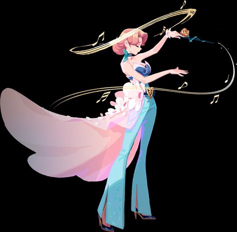 Instrument Character Design, Piano Character Design, Disco Character Design, Performer Character Design, Seamstress Character Design, Pop Star Character Design, Singer Character Design, Music Character Design, Dislyte Characters