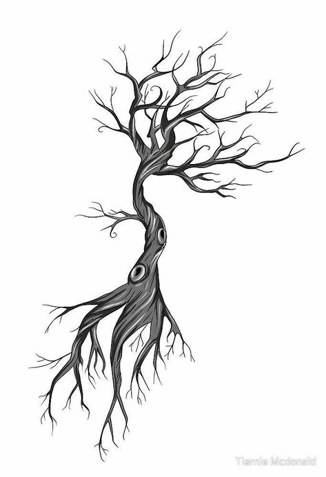 African Tree Drawing, Oak Tree Tattoo Designs, Tree Leg Tattoo, Dead Tree Tattoo, Tree Tattoo Drawings, Tree Roots Tattoo, Tree Sleeve Tattoo, Tree Sleeve, Tree Tattoo Men