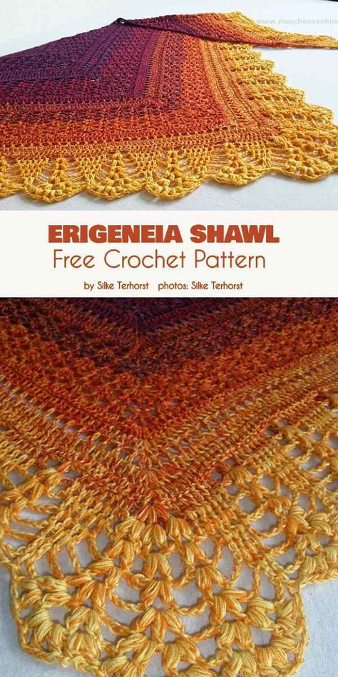 Wingspan Shawl Pattern Free, Mandala Yarn Crochet Patterns Free 1 Skein, Free Winter Crochet Patterns, Lace Weight Crochet Patterns, Hobbii Yarn Crochet Patterns, Boho Crochet Shawl Pattern Free, Free Shawl Patterns, Free Shawl Crochet Pattern, Shawl Crochet Pattern Free