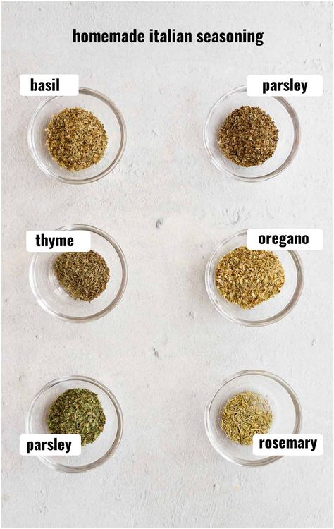 A homemade italian seasoning is easy to assemble and brings Italian flavors to any dish. How To Make Italian Seasoning, Home Made Italian Seasoning Recipe, Italian Seasoning Recipe, Chicken Seasoning Recipes, Homemade Italian Seasoning, Best Spaghetti Sauce, Pasta Sauce Homemade, Homemade Spice Blends, Spice Mix Recipes