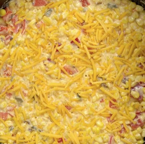 Spicy Southern Hot Corn, Hot Corn Dip, Southern Cooking Recipes, Hot Corn, Finger Foods Easy, 12 Tomatoes, Spicy Dishes, Corn Recipes, Southern Cooking