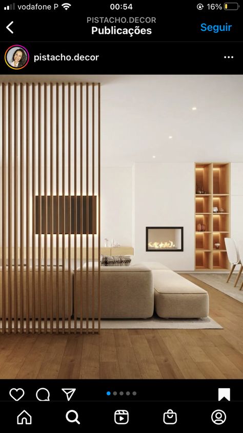 Divider Screen Ideas, Vertical Slats, Living Room Divider, Wooden Room Dividers, Latest Living Room Designs, Divider Screen, Living Room Design Inspiration, Living Room Partition, Living Room Partition Design