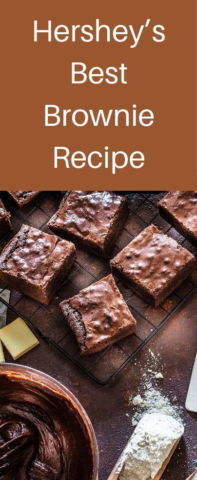 Hershey Brownies, Hershey Recipes, Best Brownie Recipe, Chocolate Chip Brownies, Best Brownies, Chocolate Chip Recipes, Brownie Recipe, Peanut Butter Chips, Quick Desserts