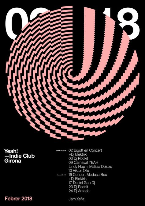 Your Moment of Design Zen: Quim Marin’s Poster Work for the Yeah! Club Shapes Animation, Quim Marin, Typographic Posters, Graphic Posters, Graphic Design Student, 타이포그래피 포스터 디자인, Museum Poster, New Poster, Graphic Design Poster