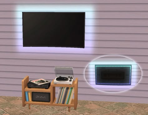 Curved Tvs, Sims 4 Cc Kids Clothing, Play Sims 4, Sims 4 Bedroom, Big Tv, Cute Furniture, Sims 4 Expansions, Play Sims, Sims Games