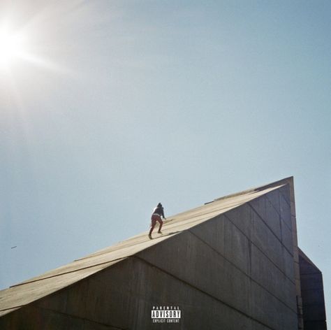 Daniel Ceaser’s “Freudian” Album Cover Daniel Caesar, Skateboard, Roof, Sun, Blue