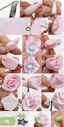 9210d1bd75b9d1b39938fa6769852d97 | saritaale | Flickr Fondant Rose Tutorial, Kue Fondant, Dekoratívne Vence, Resepi Biskut, Fondant Flower Tutorial, Fondant Rose, Rose Tutorial, Fondant Tutorial, Gum Paste Flowers