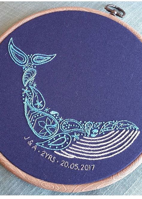 Jellyfish Embroidery Design, Couching Embroidery Design, Whale Embroidery Pattern, Letter S Embroidery, Marine Embroidery, Embroidery Stencils, Couching Embroidery, Jeans Bordados, Embroidered Doll