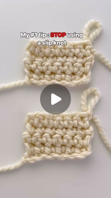 Modern Knit & Crochet Patterns on Instagram: "Working towards a world where there’s no more slip-knots 🤣. Hope you found this tip helpful because it took forever to edit this reel 🤪
.
.
.
#crochettip #crochettutorial #crochetvideo #crochetslipknot #crochethelp #crochetpatterndesigner #crochetpattern #moderncrochet" Blanket Yarn Knitting Patterns, No Hole Crochet Stitch, Super Easy Crochet For Beginners, Slip Knot Crochet, Crochet Tricks, Crochet Knot, Crochet Hacks, Crochet Tension, Crochet Cape Pattern