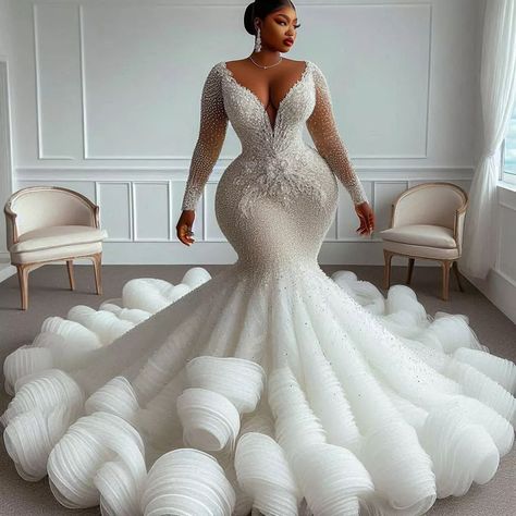 Nanice Weddings | Wedding dresses in Accra | Sparkle queen or minimalist maven? Which style speaks to you? Let’s hear it!"...😍😍😍 #weddingmagic 😍WHAT WE DO AT NANICE WEDDINGS? 😍WE DESI… | Instagram Mad Hatter Dress, Wedding Dress Pantsuit, Make Dresses, Puffy Wedding Dresses, Extravagant Wedding Dresses, Weddings Dress, Glam Wedding Dress, Extravagant Wedding, African Styles