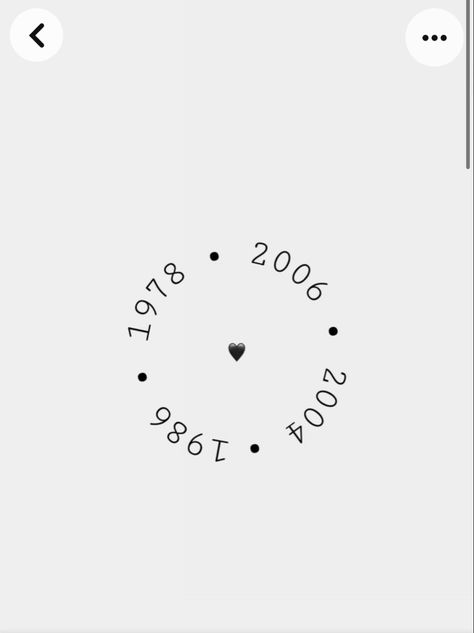 Family Birth Year Tattoo Circle, Circle Date Tattoo, Tats With Meaning, History Tattoos, Date Tattoos, Circle Tattoo, Circle Tattoos, Most Popular Tattoos, Popular Tattoos