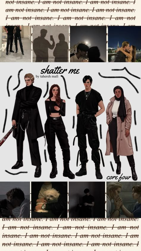 Shatter Me Art, Shatter Me Fan Art Kenji, Shatter Me Characters Juliette, Shatter Me Fan Art Book 1, Shatter Me Collage Wallpaper, Shatter Me Quotes Juliette Aaron Warner, Shatter Me Quotes, Tahereh Mafi, Aaron Warner