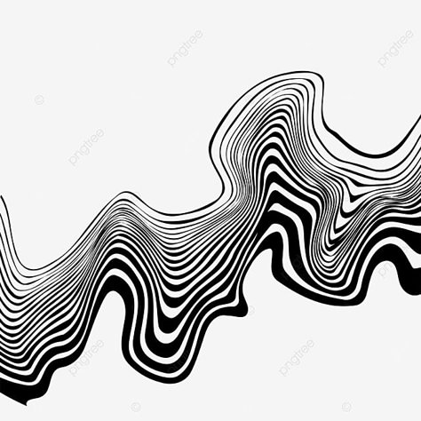 Graphic Design Images Illustrations, Movement Art Design, Png Aesthetic Black Background, Pattern Art Black And White, Waves Graphic Design, Art For Collage, Abstract Black Art, Modern Design Graphic, Black And White Waves