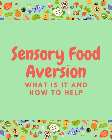 Food aversion is when a child refuses to eat specific food types presented to them. The limited food repertoire impacts their nutrition. It is very difficult trying to get a child with food aversion to try new foods. In my latest blog post, I'm discussing why children develop food aversions. Food Disorders, Food Aversion, Try New Foods, Food Sensitivity, Feeding Therapy, Picky Eaters Kids, Food Types, Food Texture, Sensory Issues