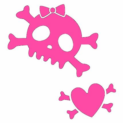 girlie skull | girly skull tattoo | Gallery Best Tattoo Scenecore Tattoo, Girly Skull Tattoos, Girly Skull, It Tattoo, Flame Tattoo, Tattoo Pics, Heart Skull, Purple Skull, Hand Doodles