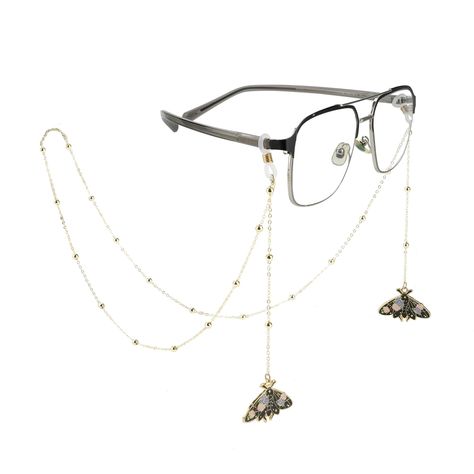 PRICES MAY VARY. Versatile Design: This 3-in-1 accessory functions as an eyeglasses chain, mask chain, or stylish necklace, making it perfect for any occasion Unique Pendant: This eyeglass chain is adorned with a charming unique pendant that adds a whimsical touch to your look Adjustable and Secure: Featuring adjustable metal coil retaining loops on both ends, it easily fits most eyeglass frames and ensures your eyewear stays secure Quality Materials: Crafted with 14K gold brass fittings, this h Glasses With Beads, Rings Making, Eyeglasses Chain, Chain Mask, Clear Jewelry, Glasses Chains, Women's Glasses, Stylish Eyeglasses, Handmade Chain