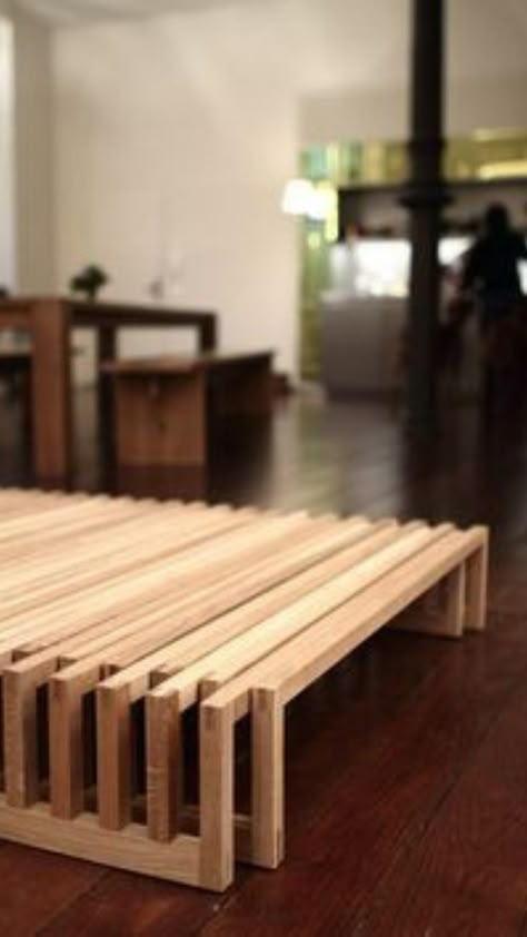 An awesome alternative to the classic version! - Get TONS of DIY woodworking projects guides with EASY instructions & parts list from this website! #woodwork #wooddesign #woodart #decor Diy Bed Frame, Diy Sofa, Creative Furniture, Diy Bed, Upholstered Bench, Cheap Furniture, Space Saving Furniture, Woodworking Projects Diy, Bedroom Furniture Beds