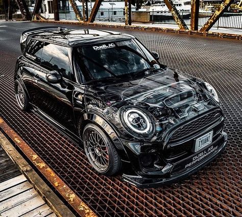 Modified Mini Cooper, Mini Cooper Modified, Mini Cooper S F56, Black Mini Cooper, Mini Cooper Custom, Best Luxury Sports Car, Mini Cooper F56, Mini Jcw, Oxford City