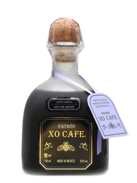 Patron XO Cafe - Coffee Liqueur : The Whisky Exchange Coffee Tequila, Voss Water Bottle, Patron Xo Cafe, Patron Silver Tequila, Bedazzled Bottle, Patron Tequila, Coffee Liqueur, Silver Tequila, Agaves