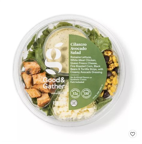 Salad Packaging, Fresco Cheese, Queso Fresco Cheese, Creamy Avocado Dressing, Frozen Pasta, Avocado Dressing, Raspberry Fruit, Makanan Diet, Roasted Corn