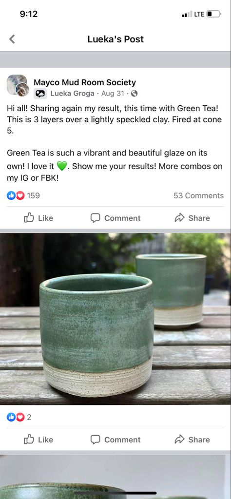 Green Glazes For Pottery, Green Tea Glaze Combinations, Green Glaze Combinations, Mayco Glaze Green Tea, Amaco Deep Olive Speckle Combinations, Deep Olive Speckle Glaze Combinations, Celadon Snow Glaze Combinations, Speckled Clay, Glaze Combinations