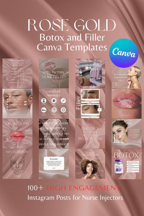 Calling all Injector Nurses! 📢👩‍⚕️ Level up your social media presence with our eye-catching Canva templates, exclusively crafted for Botox and Filler services. 💉📸 Unlock the true potential of your Instagram feed and captivate your audience. 🌟👄 Empower your aesthetics journey with professionally designed graphics. #InjectorNurse #LipFiller #Canva #InstagramTemplates #Medpsa #AestheticNurse Filler Instagram, Aesthetic Nurse, Botox Filler, Templates For Instagram, Botox Fillers, Healing Waters, Instagram Branding, Lip Fillers, Daily Skin Care Routine