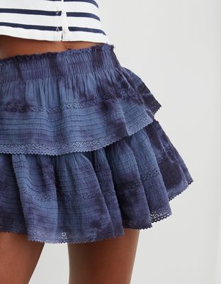 Aerie Rock 'n' Ruffle Mini Skirt Flared Skirt Dress, Ruffle Skirts, Comfy Skirt, Love Shack Fancy, Ruffle Mini Skirt, Cute Preppy Outfits, Summer Skirts, Ruffle Skirt, Preppy Outfits