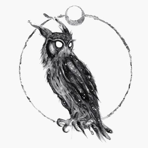 Creepy Owl, Scary Owl, Owl Illustration, Lion Wallpaper, Owls Drawing, Tattoo Art Drawings, Dark Art Drawings, Owl Tattoo, Halloween Haunted Houses