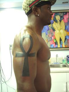 African symbology on Pinterest | African Symbols, Symbols and ... Ankh Tattoo Men, Egyptian Ankh Tattoo, Ankh Tattoo Design, Ankh Tattoos, Tattoos Man, Tattoo Design For Men, Ankh Tattoo, African Symbols, Egyptian Ankh