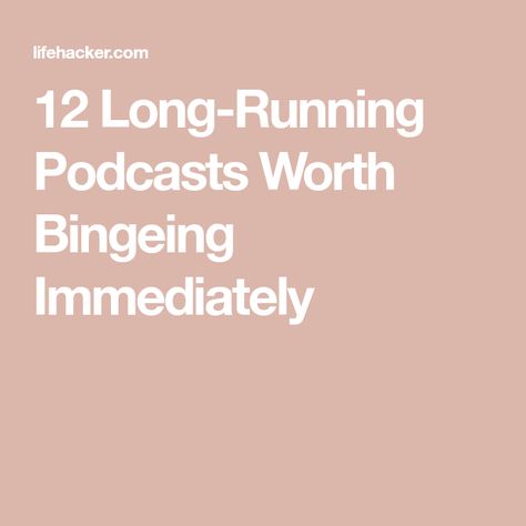 12 Long-Running Podcasts Worth Bingeing Immediately Running Podcasts, Good Podcasts, Nick Viall, Prison Life, San Quentin, Long Drives, Movies Videos, Audio Drama, Radio Drama