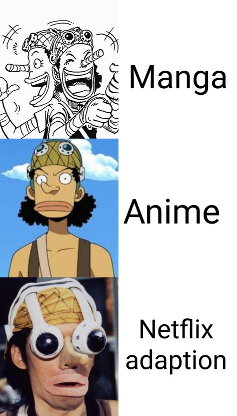 Memes One Piece, Netflix Adaptation, God Usopp, Funny Romance, Comic Tutorial, One Piece Meme, One Piece Funny, Butler Anime, Memes Anime