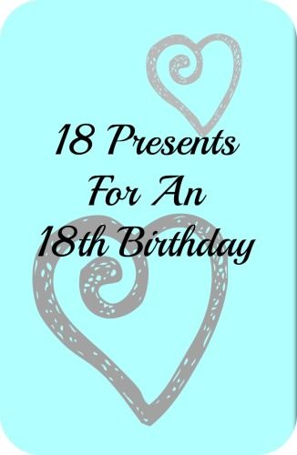 18 Presents For An 18th Birthday - Ideas on what to buy for an 18th birthday 18th Birthday Ideas For Girls, 18th Birthday Ideas For Boys, 18th Birthday Present Ideas, Girls Presents, Gifts For 18th Birthday, 18th Birthday Gifts For Girls, Presents For Girlfriend, Eighteenth Birthday, Presents For Boys