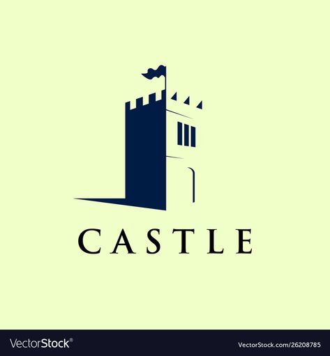 Culture Logo, Castle Logo, Roofing Logo, Dark Alley, Castle Illustration, Man Shed, Space Icons, Negative Space Logos, Typographic Logo Design