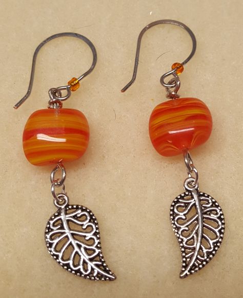 Thanksgiving Earrings Diy, Diy Fall Jewelry, Beaded Boho Jewelry, Wire Earrings Handmade, Earrings Diy Handmade, Diy Wire Earrings, Diy Jewelry Earrings, Beaded Earrings Diy, Diy Jewelry Unique