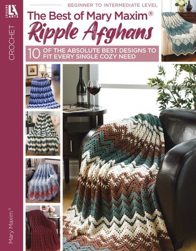 Download Easy Ripple Afghan Crochet Patterns in The Best of Mary Maxim Ripple Afghans crochet ripple afghan patterns Crochet Ripple Afghan Pattern, Ripple Afghan Pattern, Crochet Ripple Afghan, Crochet Ripple Blanket, Ripple Afghan, Afghans Crochet, Mary Maxim, Crochet Quilt, Afghan Patterns