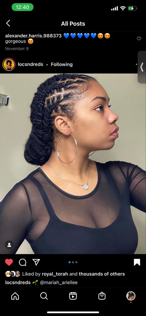 Short Dreadlocks Styles, Loc Updo, Long Dreads, Micro Locs, Beautiful Dreadlocks, Short Locs Hairstyles, Faux Locs Hairstyles, Dreadlock Style, Dreadlock Styles