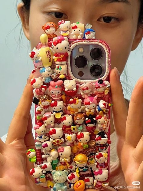 Pretty Phone Cases, Hello Kitty Items, Cell Phone Case, Cute Little Things, Diy Phone, Diy Phone Case, Cute Phone Cases, Clay Crafts, Girly Things