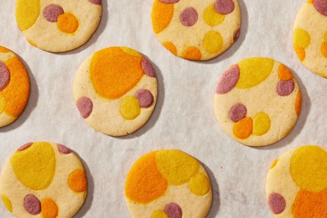 "Printed" sugar cookies are the colorful decorating technique you need to try | King Arthur Baking Printed Cookies, Colored Cookies, Potato Stamp, King Arthur Baking, Cream Cheese Rolls, Basic Cookies, Rolled Sugar Cookies, Natural Food Coloring, Sugar Cookie Designs