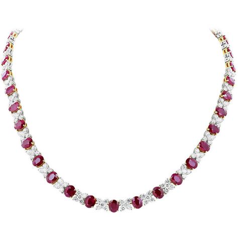 Pre-owned Burma Ruby and Diamond Necklace ($45,000) ❤ liked on Polyvore Ruby Jewelry Necklaces, Ruby Diamond Necklace, Girlfriend Necklace Gift, Ruby And Diamond Necklace, Floating Diamond Necklace, Diamonds Necklace, Solitaire Pendant Necklace, Diamond Solitaire Necklace, Ruby Necklace