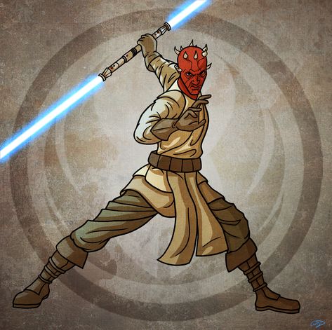 Jedi Maul, Darth Maul Clone Wars, Lightsaber Colors, Jedi Art, Drawing Stars, Star Wars Oc, Star Wars Light, Jedi Sith, Star Wars Facts