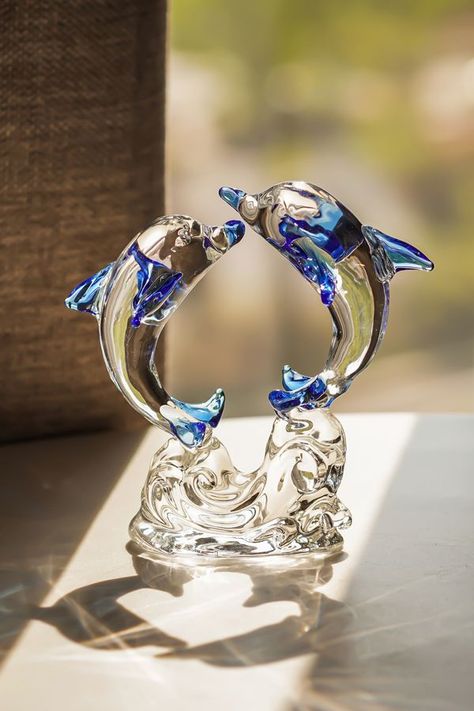 crystal dolphin figurines, Crystal Dolphin decor, glass animals figurine, Table Centerpiece glass dolphin, glass dolphin paperweight, Cut Glass Animal Collection Dolphin Nails, Dolphin Decor, Dolphin Jewelry, Symbol Of Wisdom, Pure Love, Sea Animal, Animal Statues, Animal Ornament, Crystal Art