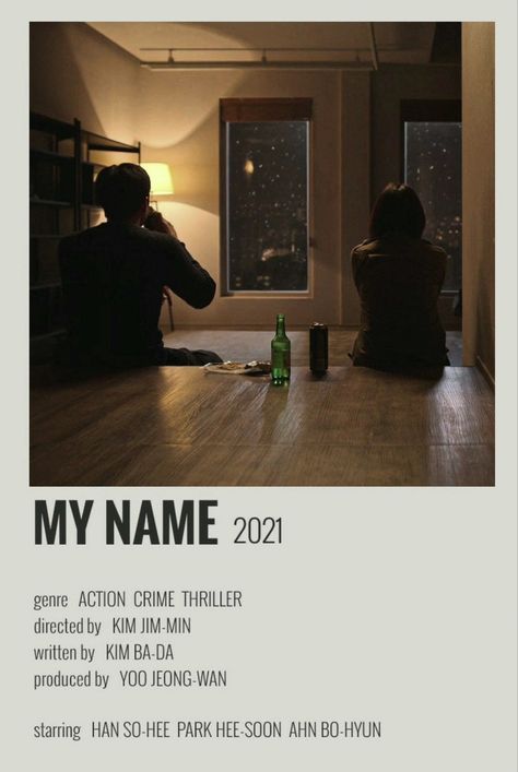 [Poster: "My name"] My Name Polaroid Poster, My Name Kdrama Poster, My Name Drama, My Name Kdrama Wallpaper, My Name Poster, My Name Wallpaper, Popular Kdrama, My Name Kdrama, Kdrama Posters