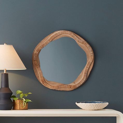 Komodo Mirror Entryway Mirrors, Entryway Mirror, Bohemian Coastal, Rattan Mirror, Mirror Surface, Shades Of Light, Bedroom Master, Komodo, Mirror Mirror On The Wall