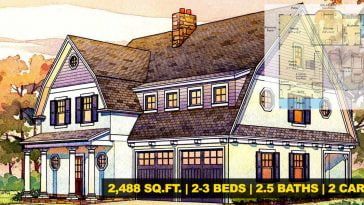 Gambrel House Plans, Passive House Floor Plans, Passive Solar House Plans, Gambrel House, Passive Solar Homes, Interesting Houses, Garage Floor Plans, Best Solar Panels, Passive Solar