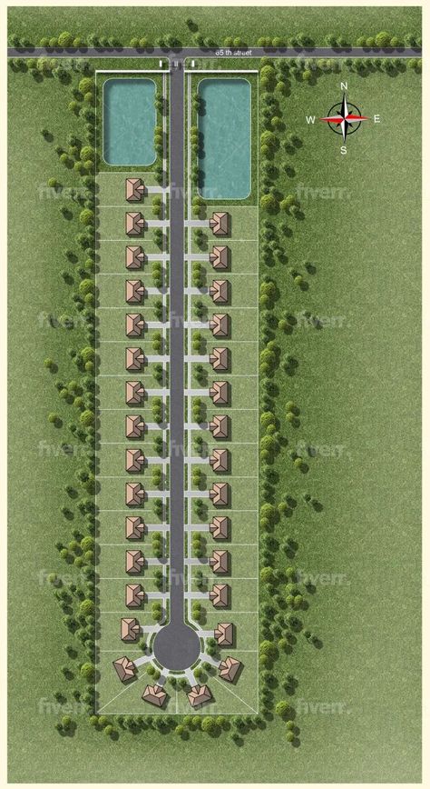 Apartment Site Plan, Estate Landscape Design, Site Plan Render, Architectural Site Plan, Site Plan Rendering, Plan Render, Site Development Plan, Site Plan Design, Car Showroom Design