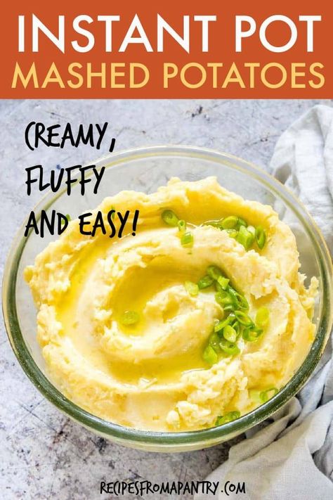 Looking for the best Instant Pot Mashed Potato recipe? These dreamy Instant Pot mashed potatoes are creamy, fluffy, and come together in just about 20 mins. Click through to get the recipe. #instantpot #instantpotrecipes #mashedpotato #mashedpotatoes #instantpotmashedpotato #instantpotmashedpotatoes #pressurecookerecipes #glutenfreerecipes #potatoes Instant Pot Mashed Potato, Instant Pot Garlic Mashed Potatoes, Instant Pot Mashed Potatoes, Gluten Free Instant Pot Recipes, Garlic Mashed Potatoes Recipe, Mashed Potato Recipe, Gluten Free Instant Pot, Mashed Potatoes Recipe, Making Mashed Potatoes