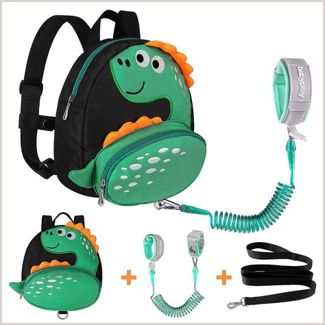 Accmor Toddler Backpack Harness with Safety Leash, Cute Dinosaur Harnesses with Kids Anti Lost Wrist Link, Mini Child Schoolb Backpack Leash, Toddler Leash, Kids Close, Dinosaur Backpack, Big Backpacks, Baby Walking, Toddler Backpack, Childrens Backpacks, Cute Backpacks