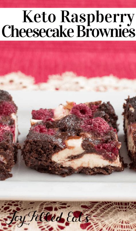 Raspberries Cheesecake, Raspberry Cheesecake Brownies, Dessert With Chocolate, Flourless Brownie Recipe, Keto Raspberry, Raspberry Swirl Cheesecake, Dark Chocolate Raspberry, Raspberry Brownies, Chocolate Raspberry Cheesecake