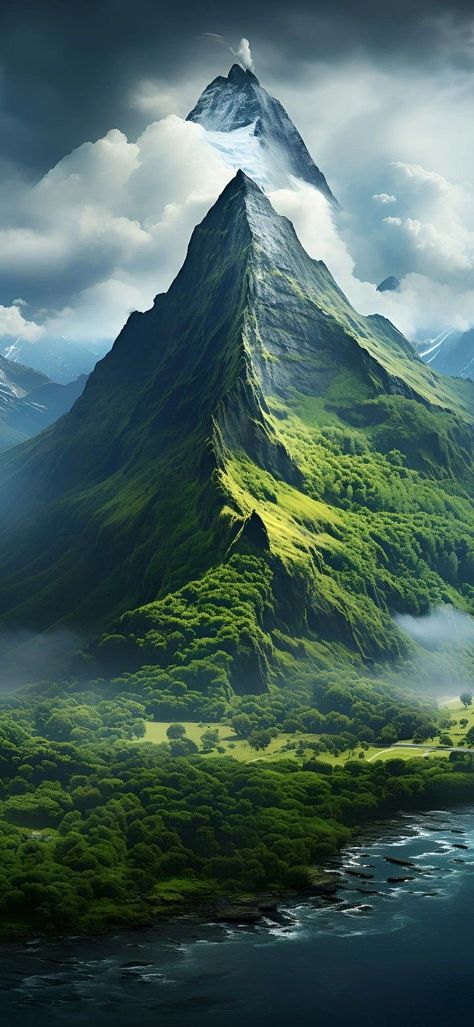 X Iphone Wallpaper Mountains, Look Wallpaper, Sky Photography Nature, Image Nature, 수채화 그림, Beautiful Landscape Wallpaper, Phone Wallpaper Images, Beautiful Nature Wallpaper, Landscape Pictures